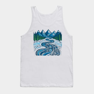 Tribal Mountains PNW Tank Top